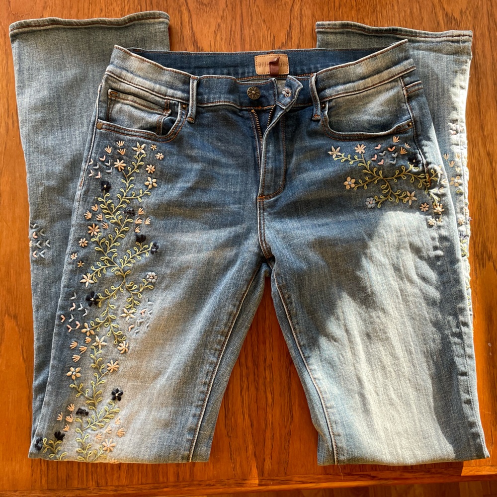 Driftwood Kelly Embroidered Jeans 28